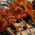 Hakuri tabai hambee - ◇焼きとん全部盛り(焼きとりの全種類タレでいただきます)