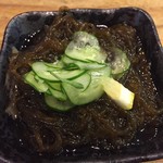 天龍 - もずく酢　東京で食べるものとは全然違いますね　段違いに美味しいです