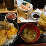 てんぷら広場 食道 - プレミアムランチ