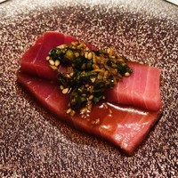コントワール ミサゴ - 鮪中トロのマリネ　野菜のソース