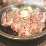 いきなりステーキ - ワイルドステーキ450㌘@\1448(クーポン利用)