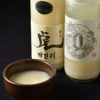 Refreshing aftertaste◎Tiger makgeolli