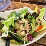 サンクスネイチャー - 39品目サラダ丼天ぷらトッピングランチ1,100円