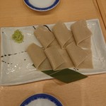 蕎麦きり 京橋 山茂登 - 蕎麦のお刺身