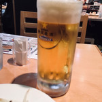 石松餃子 - 静岡限定ビール   まさかのピンぼけ(´⊙ω⊙`)