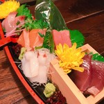Koshitsu Kitaguni Robata Tokishirazu - 鮮魚の盛り合わせ
