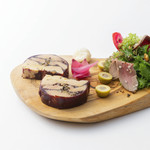 一ツ木町倶楽部 フレンチグリル&ベーカリー - フォアグラとイチジクのマーブル仕立て