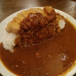 ライオン - カツカレー中辛大盛り