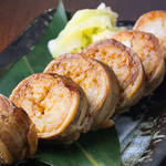 meat wrapped rice Onigiri