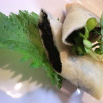 ボンマルシェ食堂 - 胡麻豆腐の春巻き
