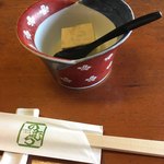北海料理と旬の味 のむら - かに味噌豆腐。