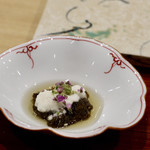 鮨旬美西川 - 宇和島の岩もずくの山かけ  