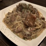 MILLE FIORI - なにわ黒牛すね肉の白ワイン煮込み スパゲッティ
