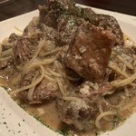 MILLE FIORI - なにわ黒牛すね肉の白ワイン煮込み スパゲッティ