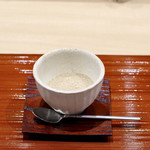 鮨旬美西川 - 黒糖ときな粉の葛プリン