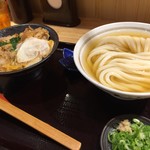 純愛うどん なでしこ - 親子丼セット（ひやかけ）（￥842）