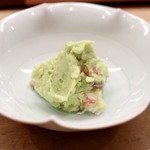 花いち - えびと椎茸豆打あえ