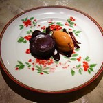 ル・ジャルダン・デ・サヴール - フォンダンショコラとキャラメルアイス