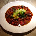 ル・ジャルダン・デ・サヴール - 山鶉・セップ茸と栗のソース