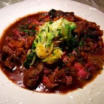 ル・ジャルダン・デ・サヴール - 山鶉・セップ茸と栗のソース