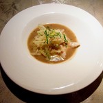 ル・ジャルダン・デ・サヴール - 平目のフェンネル風味スープ仕立て
