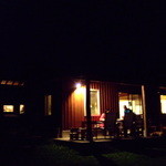 BEAR - 夜のforest cafe BEAR テラス席