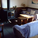 BEAR - forest cafe BEAR 冬場は薪ストーブが・・・・