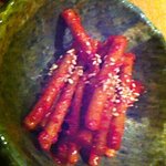 松庵 - ゴボウのキムチ！絶品です！