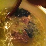 松庵 - テールソバ（ハーフ）