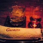 Bar CARAVIN - オーバンのストレートとおしぼり