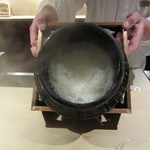銀座うち山 - 炊き立てご飯