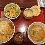 wafuuresutorammarumatsu - かつ丼、とん汁セット