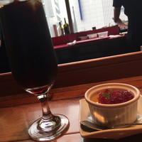 バル デ エスパーニャ ムイ 名古屋ミッドランド店 - 食後のコーヒーとゼリー