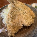 居酒屋まめぞ - アジフライ アップ