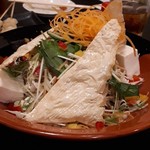 焼鳥 茶蘭 - 湯葉サラダ