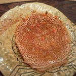 虎白 - ぺちゃんこ毛ガニ皿がかわゆい