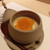 鮨 青海 - いくらとズワイガニの茶碗蒸し