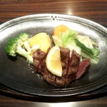 ステーキはうす 珍や - ランチメニュー
            ヒレステーキ定食100グラム1300円