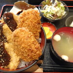 蒼屋 - カツ３枚　スタミナカツ２枚