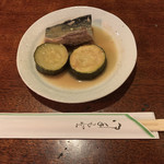 トクちゃん - お通し
鯖とズッキーニの味噌煮