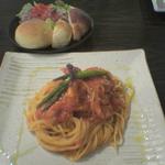 ハナレ - トマトソースパスタ ランチセット￥１５００