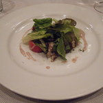 イワシのコンフィとインカの目覚めのサラダ