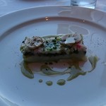 オザミトーキョー - オードブルはベースがポテトで、上は長崎産のイトヨリったかな(ﾟmﾟ*)ﾌﾟｯ