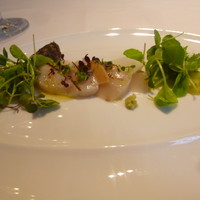 ブラン ルージュ - ☆☆☆平貝とオーガニック自然薯のマリネ 本わさびのアクセント