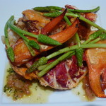 アーティショー - オマール海老のロースト、つくし添え