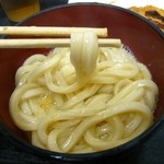 讃岐一番 - 釜玉（麺持ち上げ）