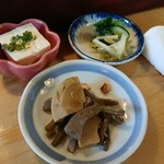 定食屋スシコウ - 定食の小鉢など