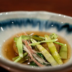 飛騨季節料理 肴 - 2019.6 甘鯛の山菜餡かけ