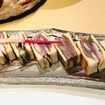 御料理 うえの - でました！名物・サバサンド(((o(*ﾟ▽ﾟ*)o)))これを食べなきゃ帰れません☆彡