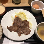 たんやHAKATA - 牛たん朝定食+とろろ (´∀｀)/